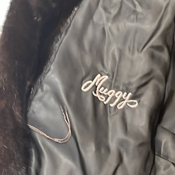 Dark brown ranch MINK coat 3-4 length. Stunning. Vintage. Medium - Picture 3 of 5